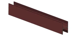 Profil intermédiaire en H, aluminium, marron, Kyoto V3, L. 176 cm