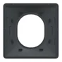 Plaque simple Ovalis, SCHNEIDER ELECTRIC, gris anthracite