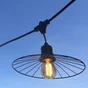 Guirlande lumineuse, Chic Cage light connectable, 6 mètres, noir