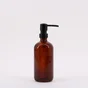 Distributeur de savon en verre Ambre, marron