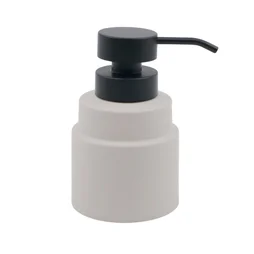 Distributeur de savon en grès Ake, blanc