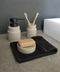 Porte-savon en céramique Carry, bleu