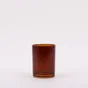 Gobelet en verre Ambre, marron