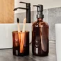 Gobelet en verre Ambre, marron