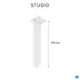 Pied ajustable SENSEA Studio noir anodisé