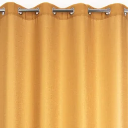 Rideau dario 140 x 260 cm jaune dore ey