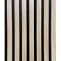 Lot de 2 panneaux tasseaux  finition chêne fond feutrine noir 2600X300X17mm