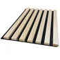 Lot de 2 panneaux tasseaux  finition chêne fond feutrine noir 2600X300X17mm