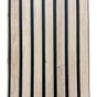 Lot de 2 panneaux tasseaux finition chêne fond MDF noir 2500X287X20mm