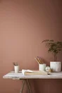 Peinture aspect velours murs, boiseries et radiateurs, biosourcée, ENVIE, rouge sentier, 0.5 litre
