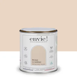 Peinture aspect velours murs, boiseries et radiateurs, biosourcée, ENVIE,  beige lumiere, 0.5 litre