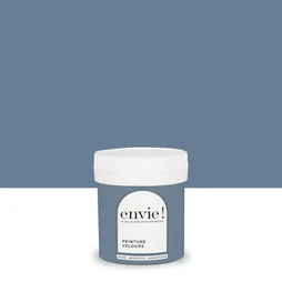 Testeur peinture velours biosourcée, ENVIE, bleu minéral, 75 ml