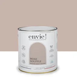 Peinture aspect velours murs, boiseries et radiateurs, biosourcée, ENVIE, beige souffle, 2 litres