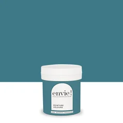 Testeur peinture velours biosourcée, ENVIE, bleu des lacs, 75 ml