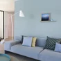 Peinture aspect velours murs, boiseries et radiateurs, biosourcée, ENVIE, bleu calme, 0.5 litre