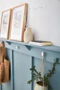 Peinture aspect velours murs, boiseries et radiateurs, biosourcée, ENVIE, bleu orage, 2 litres