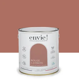Peinture mur, boiserie, radiateur rouge laterite velours ENVIE Biosourcée 2l