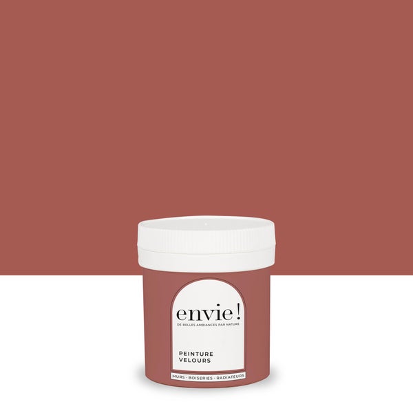 Testeur peinture velours biosourcée, ENVIE, rouge éclat, 75 ml