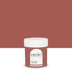 Testeur peinture velours biosourcée, ENVIE, rouge éclat, 75 ml