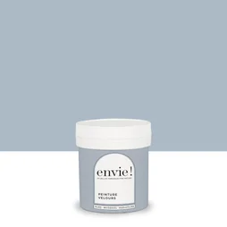 Testeur peinture velours biosourcée, ENVIE, bleu cirrus, 75 ml