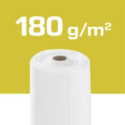 Géotextile 1x20m 180g/m2, AXTON blanc