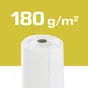 Géotextile 1x20m 180g/m2, AXTON blanc