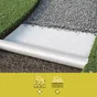 Géotextile 1x20m 180g/m2, AXTON blanc