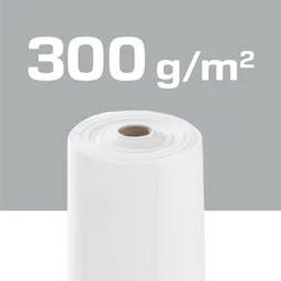 Géotextile 2x20m 300g/m2, AXTON blanc