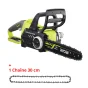 Tronçonneuse sur batterie, RYOBI OCS 1830-0C 18 volts, guide de 30 cm