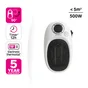 Soufflant ceramique mobile electrique Pluggy, EQUATION, 500 W