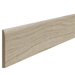 2 plinthes 7,5 x 60 cm épaisseur 9 mm bois chene  blanc 01