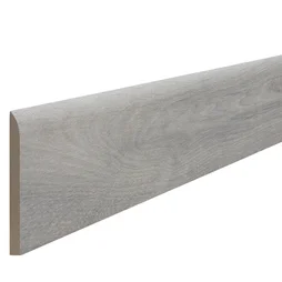 2 plinthes 7,5 x 60 cm épaisseur 9 mm bois gris clair 06