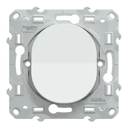 Interrupteur va-et-vient à assembler Ovalis, SCHNEIDER ELECTRIC, blanc