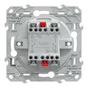 Double interrupteur va-et-vient à assembler Ovalis, SCHNEIDER ELECTRIC, blanc