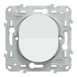 Poussoir à assembler Ovalis, SCHNEIDER ELECTRIC, blanc