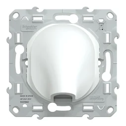 Sortie de câble à assembler Ovalis, SCHNEIDER ELECTRIC, blanc