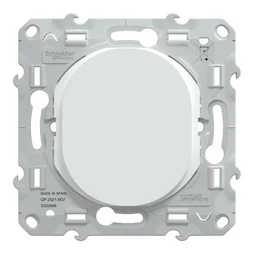 Obturateur à assembler Ovalis, SCHNEIDER ELECTRIC, blanc