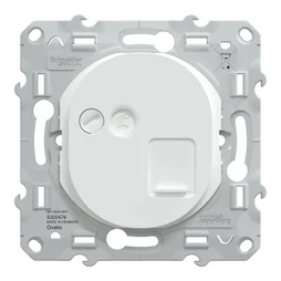 Prise rj45 à assembler Ovalis, SCHNEIDER ELECTRIC, blanc