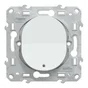 Interrupteur va-et-vient lumineux à assembler Ovalis, SCHNEIDER ELECTRIC, blanc