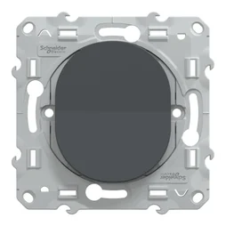 Poussoir à assembler Ovalis, SCHNEIDER ELECTRIC, anthracite