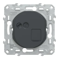 Prise rj45 à assembler Ovalis, SCHNEIDER ELECTRIC, anthracite