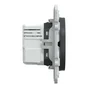 Prise chargeur usb A+C 12W à assembler Ovalis, SCHNEIDER ELECTRIC, anthracite