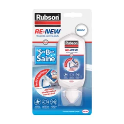 Silicone mastic salle de bain Re-new RUBSON, blanc, 80 ml