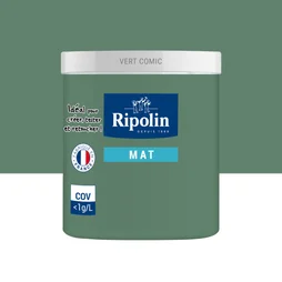 Testeur peinture vert comic mat Interieur RIPOLIN 75 ml
