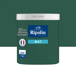 Testeur peinture vert cardo mat Interieur RIPOLIN 75 ml