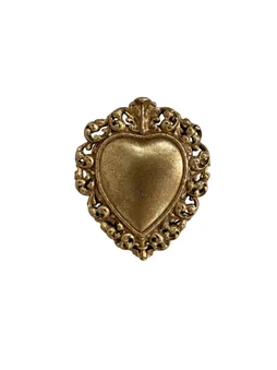 Objet décoratif résine Exvoto coeur l.10.5 x H.12.3 cm, EMDE