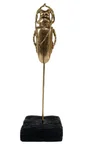 Objet décoratif résine l.8 x H.26 cm, scarabée