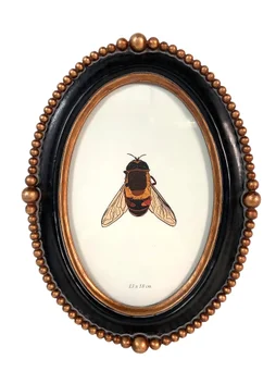 Cadre Perle, H.18 x l.13 cm noir, EMDE DUMONT
