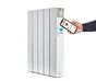 Radiateur électrique connecté inertie sèche 1000W UNIV'R CHAUFFAGE Volupta blanc