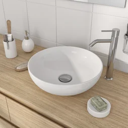 Lavabo à poser céramique rond Diam.38 cm